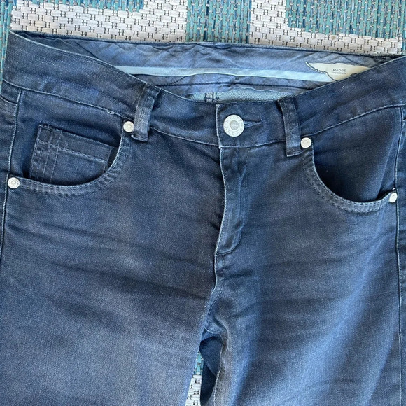 BCBG Max Azria Madge Slim Dark Denim Jeans size 29 - Picture 4 of 5